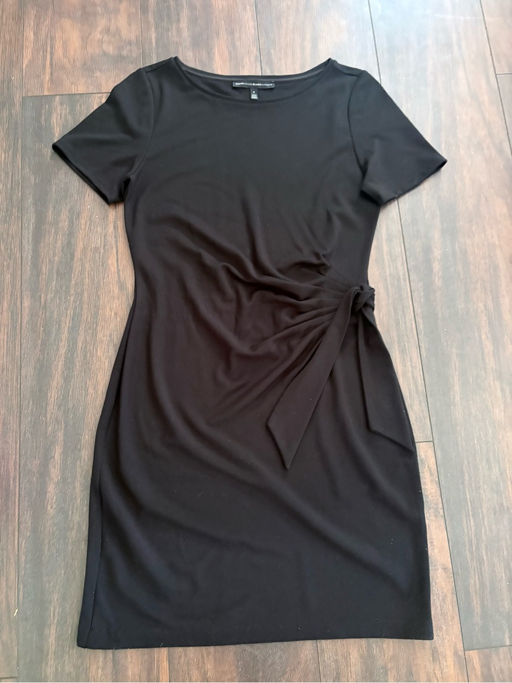 White House Black Market Womens Cocktail Dress Casual Party Black Stretch small